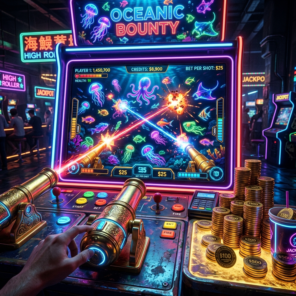 Tầm nhìn góc súng bắn cá VVIP nã đạn Laze tung tóe trong sảnh bắn cá MM88