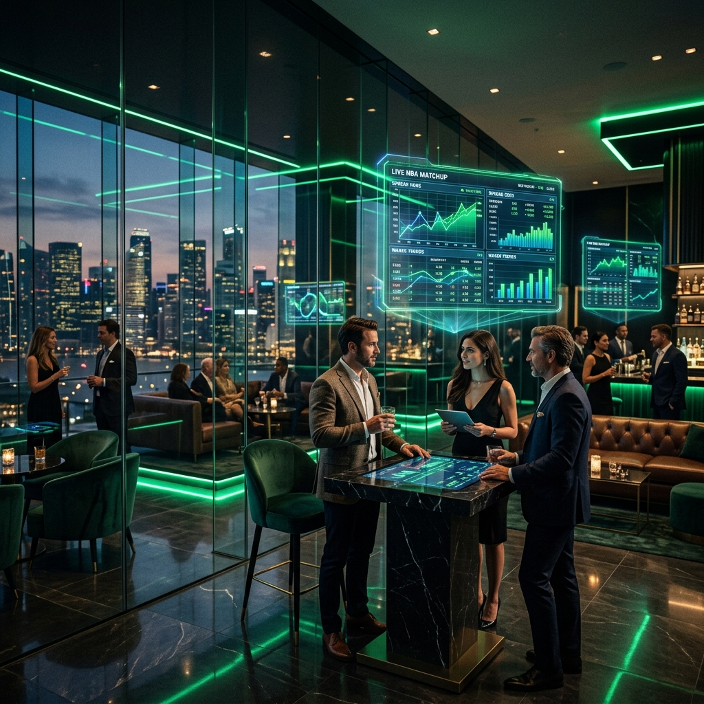 VIP Lounge không gian đẳng cấp cho khách VVIP xanh neon