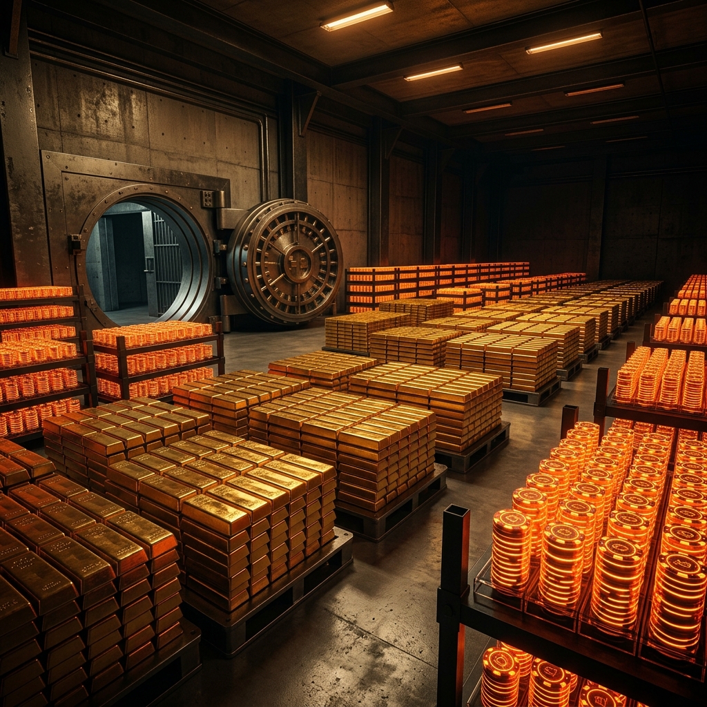 Kho lưu trữ tiền tỷ và vàng thỏi sẵn sàng nhả thưởng 30s