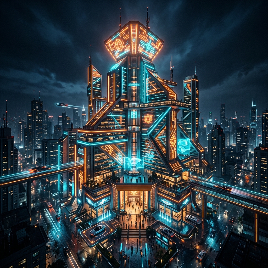 Toàn cảnh tòa nhà trụ sở sòng bài trực tuyến quốc tế MM88